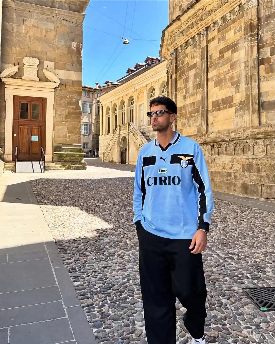 From Field to Street: 15 Budget Soccer Jersey Outfit Ideas for Men 16 15. Euro Terrace Long Sleeve