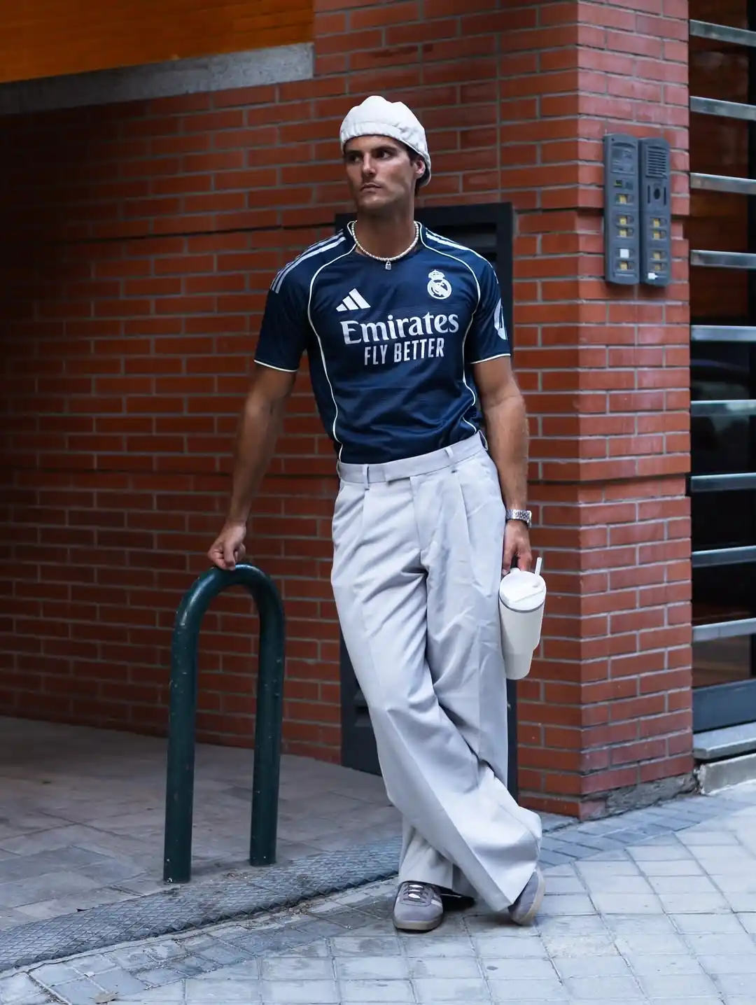 2. The Navy Kit and Pleated Trousers