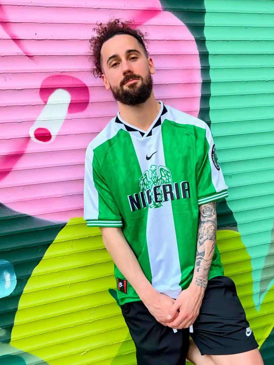 From Field to Street: 15 Budget Soccer Jersey Outfit Ideas for Men 4 3. Vibrant Streetwear Style