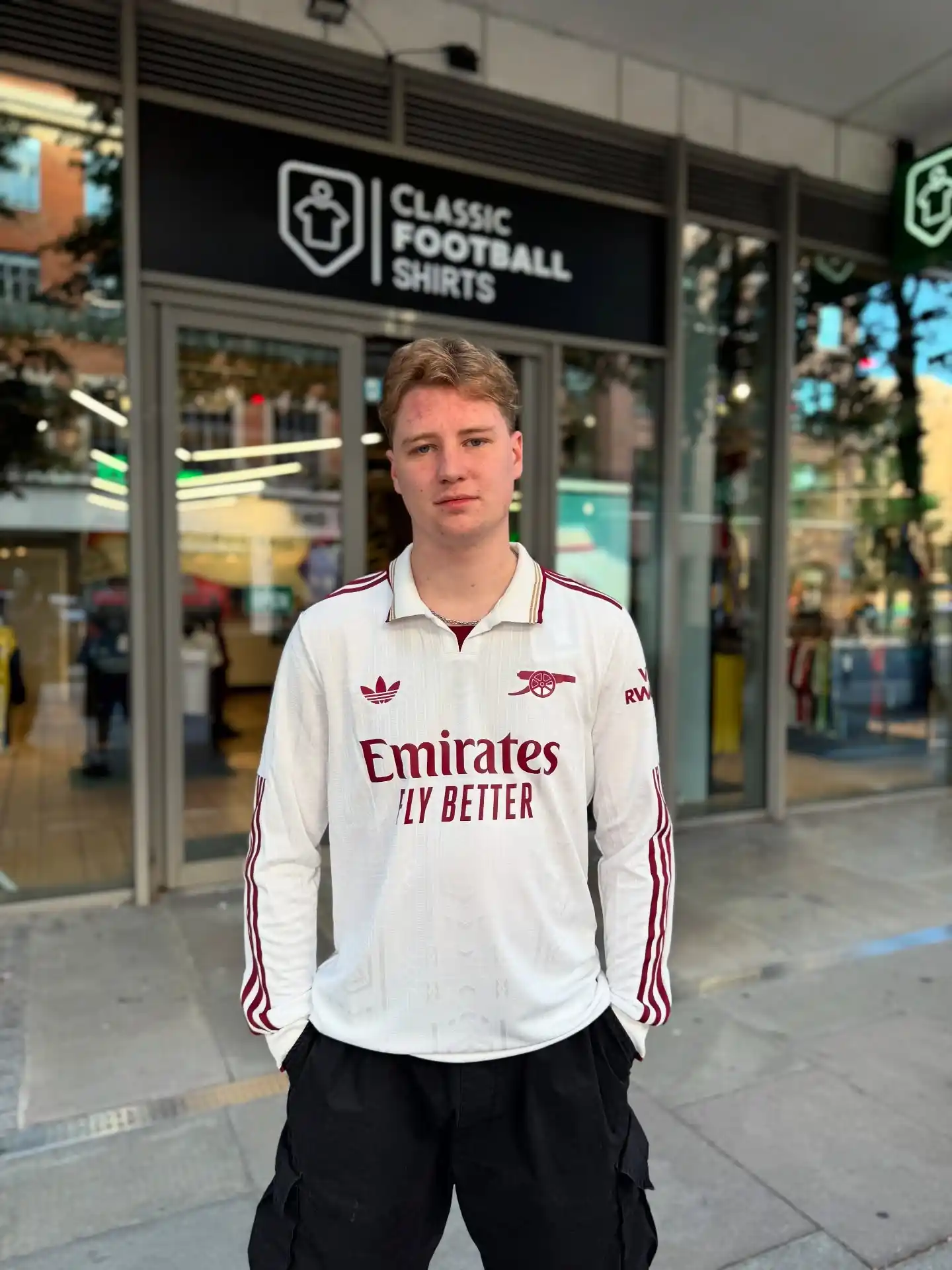 From Field to Street: 15 Budget Soccer Jersey Outfit Ideas for Men 10 9. Long Sleeve Cargo Blend