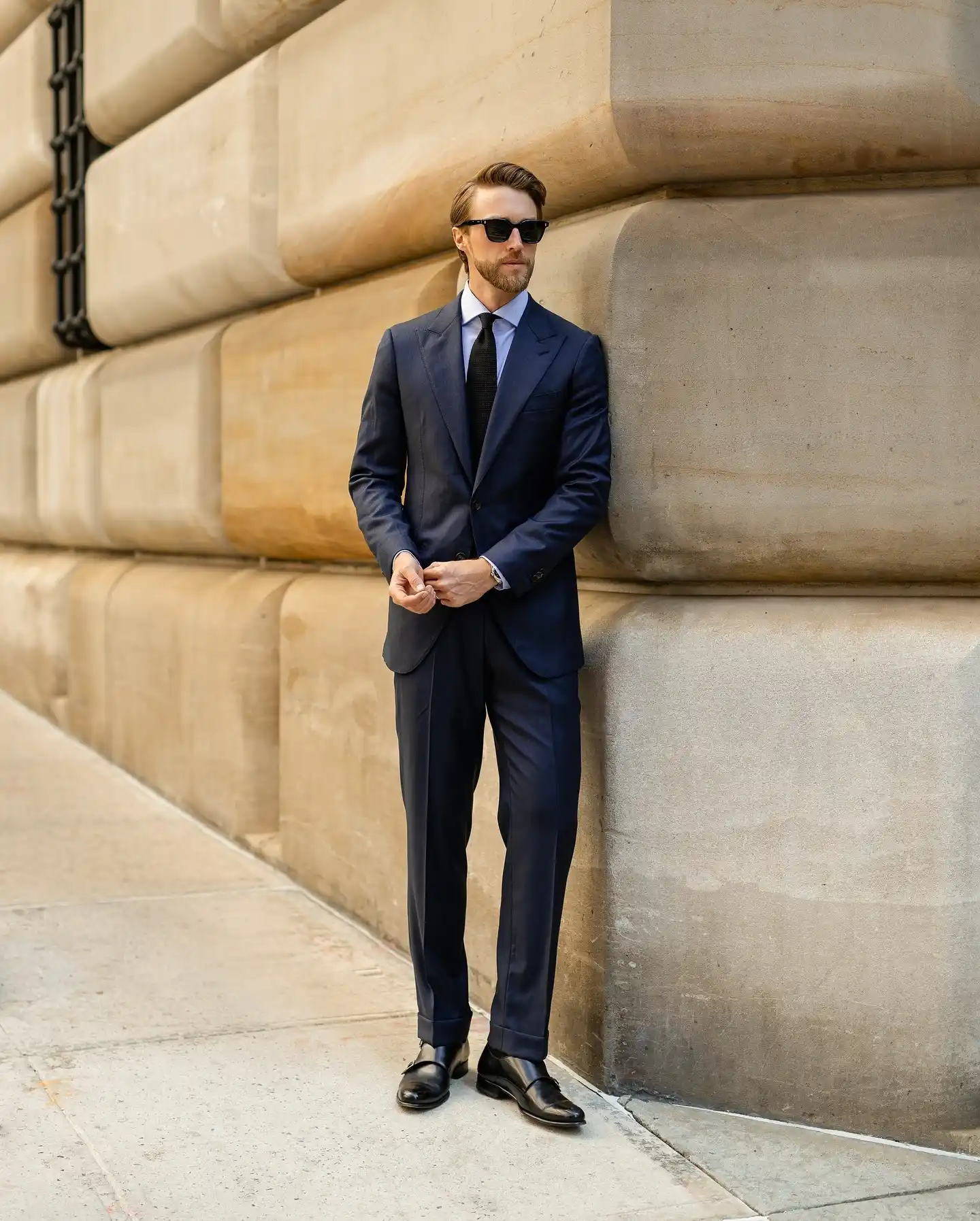5. The Wide Peak Lapel Business Suit