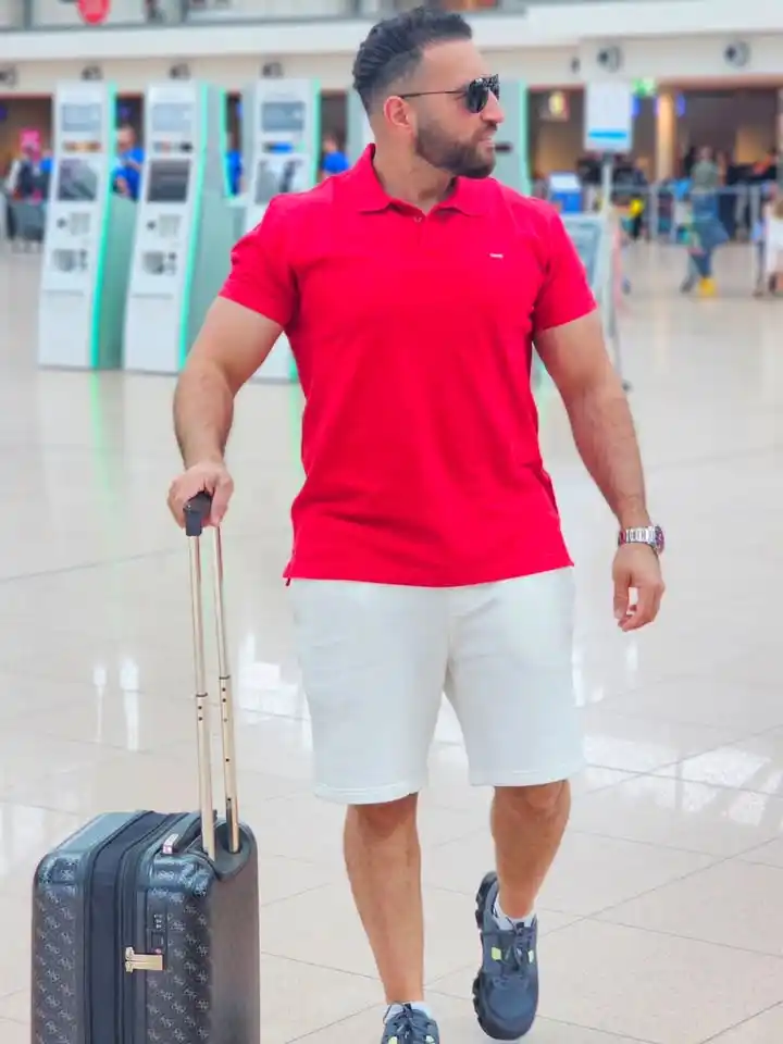 8. Fitted Polo Shirt and Tailored Shorts
