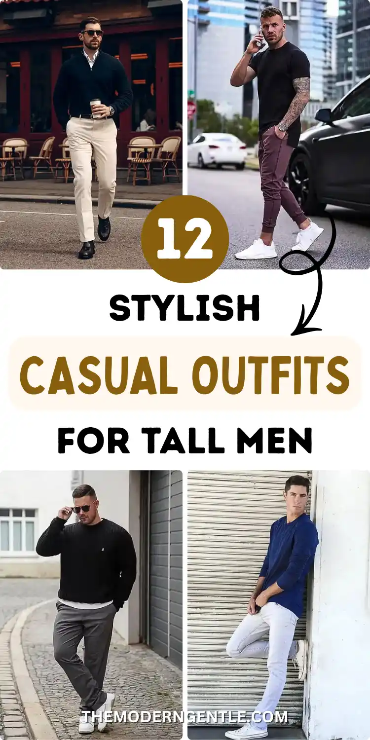 12 Casual Outfits for Tall Men (Beyond Oversized Hoodies) 2 12 Casual Outfits for Tall Men