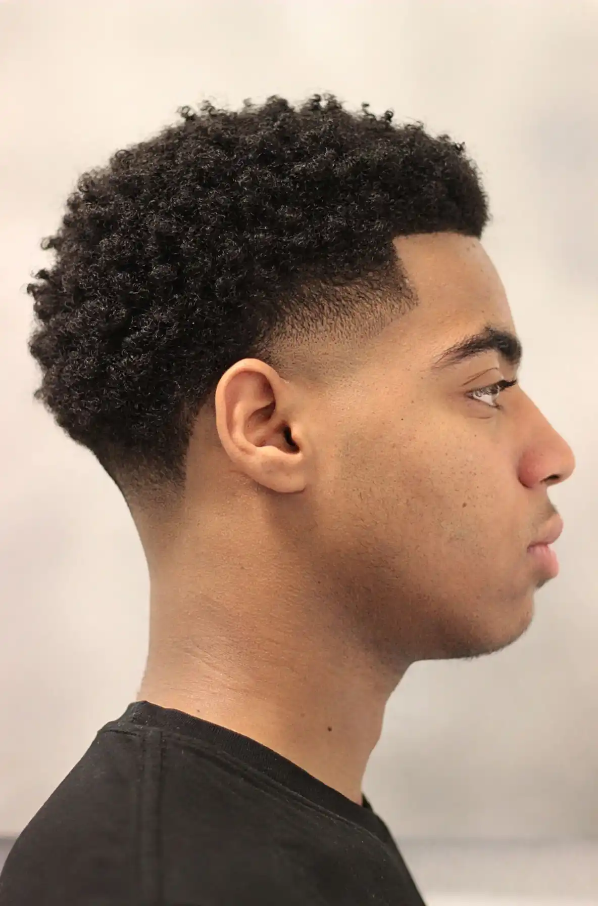 14. A Sharp Edge Up for Tighter, Coilier Curl Types