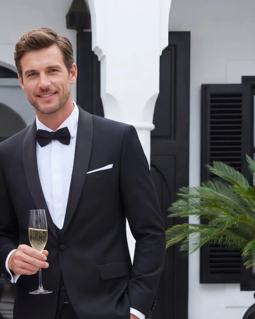 2. Black Tie Minimalist