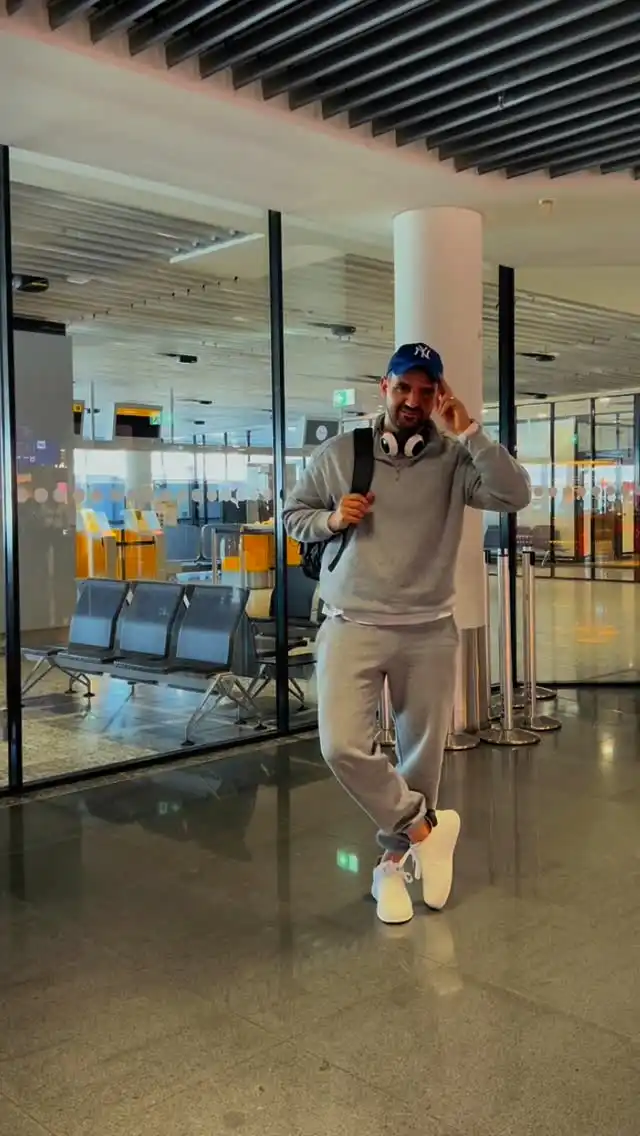 8. The Quarter Zip Sweatshirt and Relaxed Joggers
