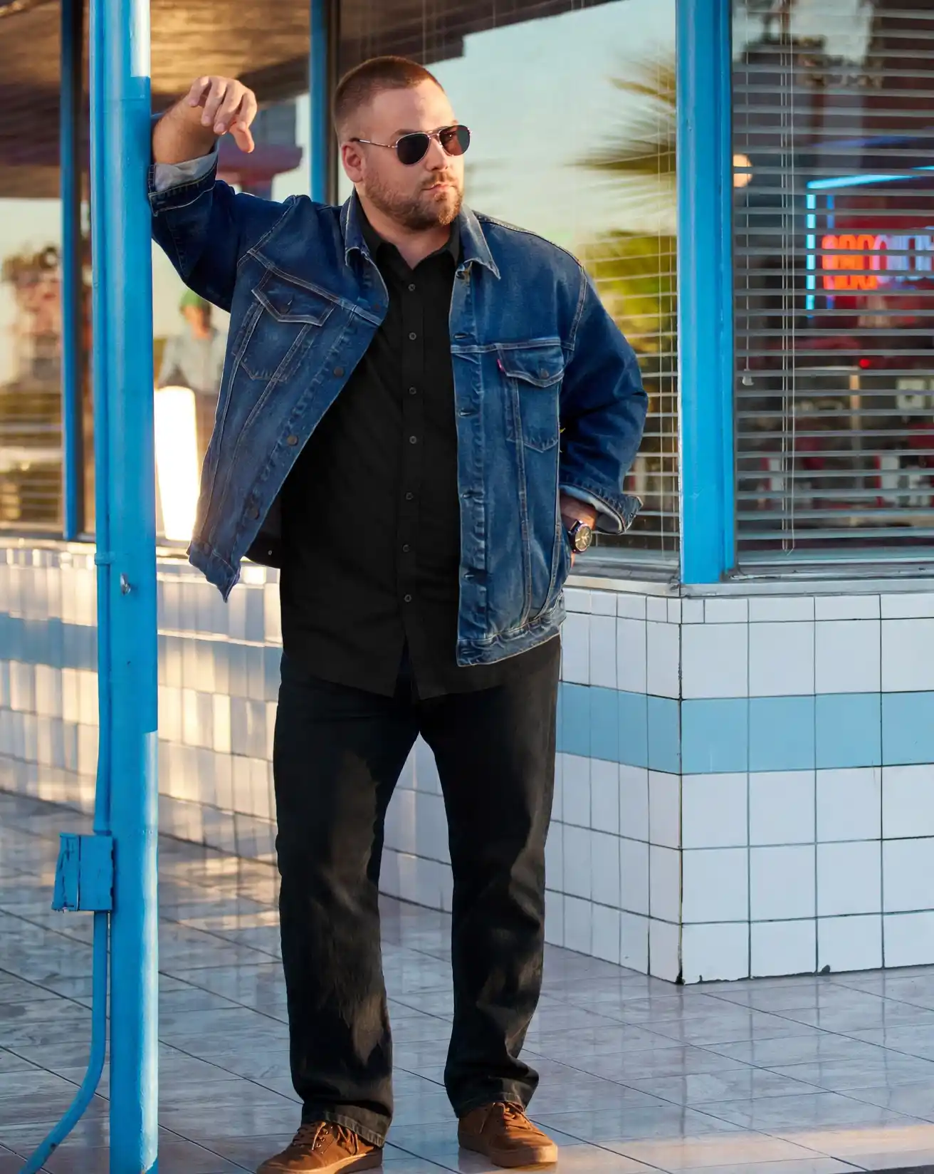 9. Classic Blue Denim Jacket