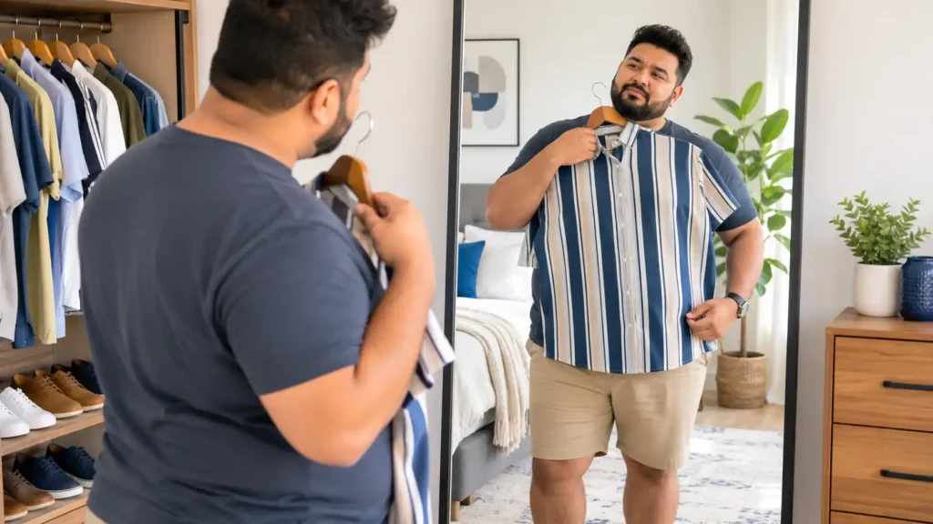 Match the stripe scale to your body size