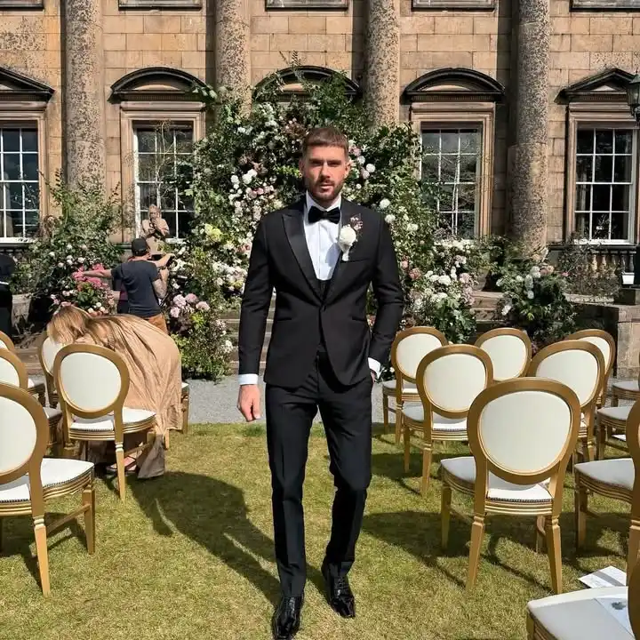 7. Garden Ceremony Black Tie