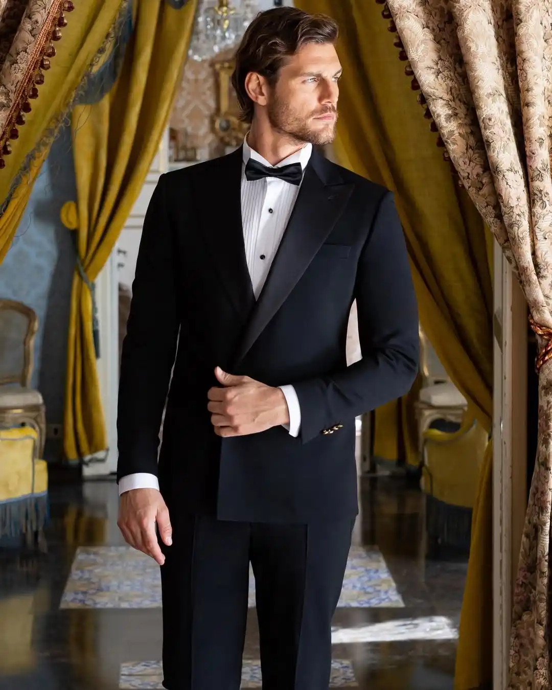 12. Black Tuxedo with Bow Tie