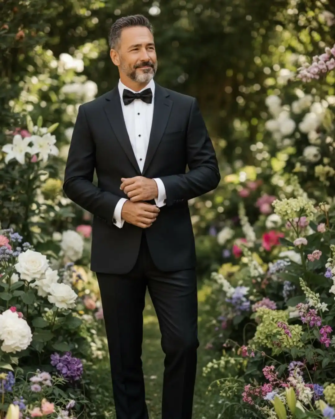 5. Peaked Lapel Tuxedo with Bow Tie