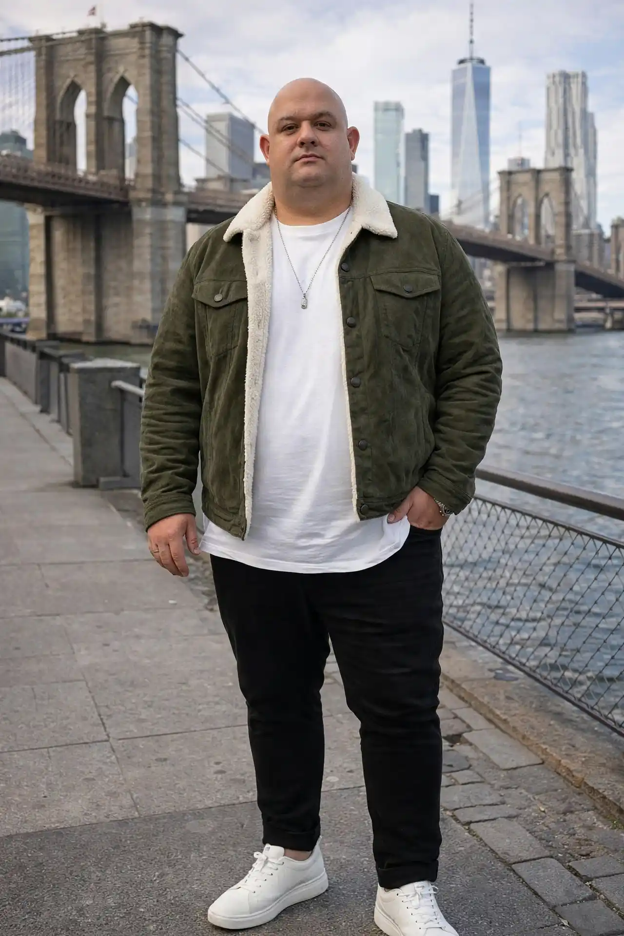 7. Sherpa Lined Trucker Jacket