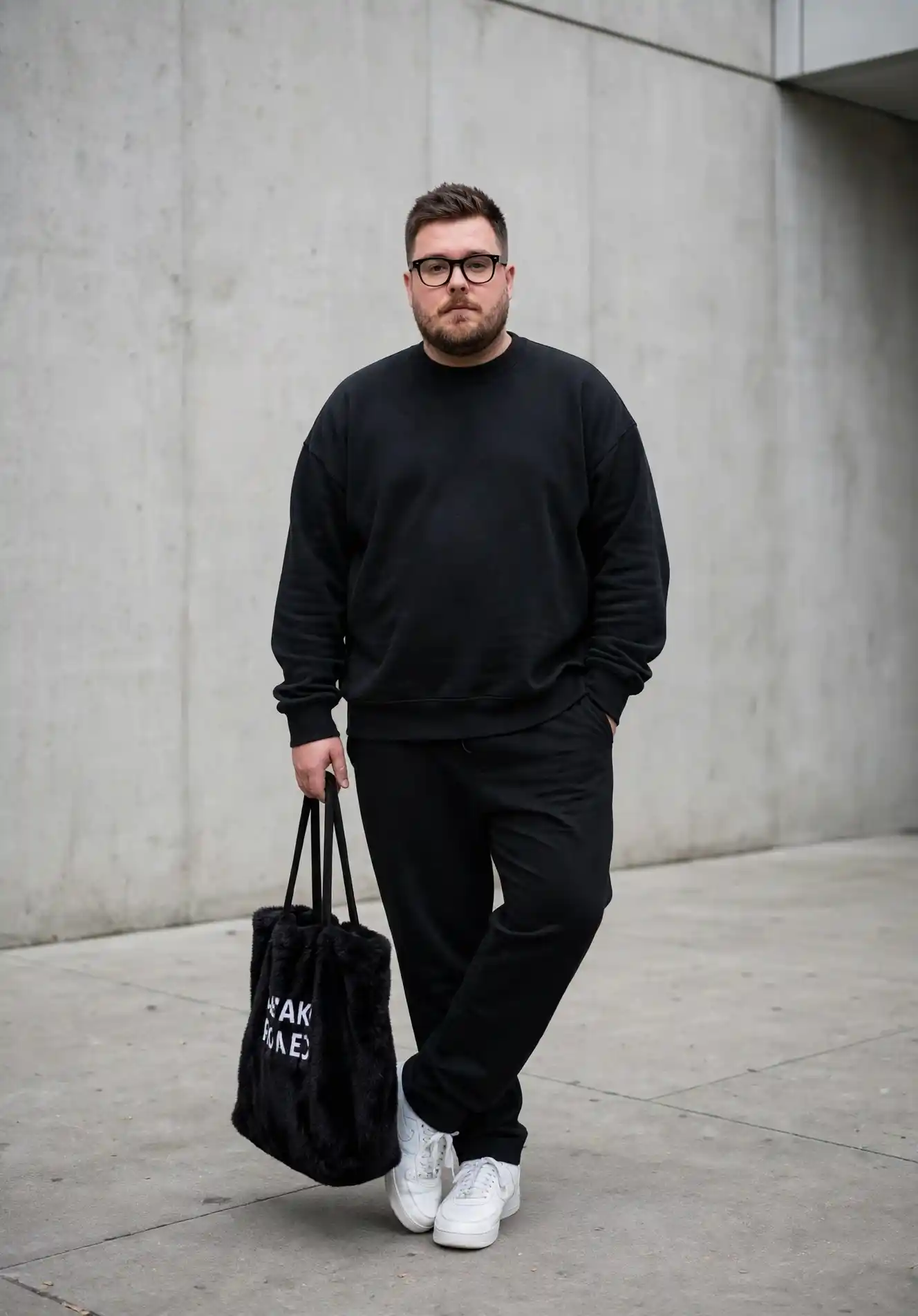 16. Crewneck Sweatshirt with Sweatpants