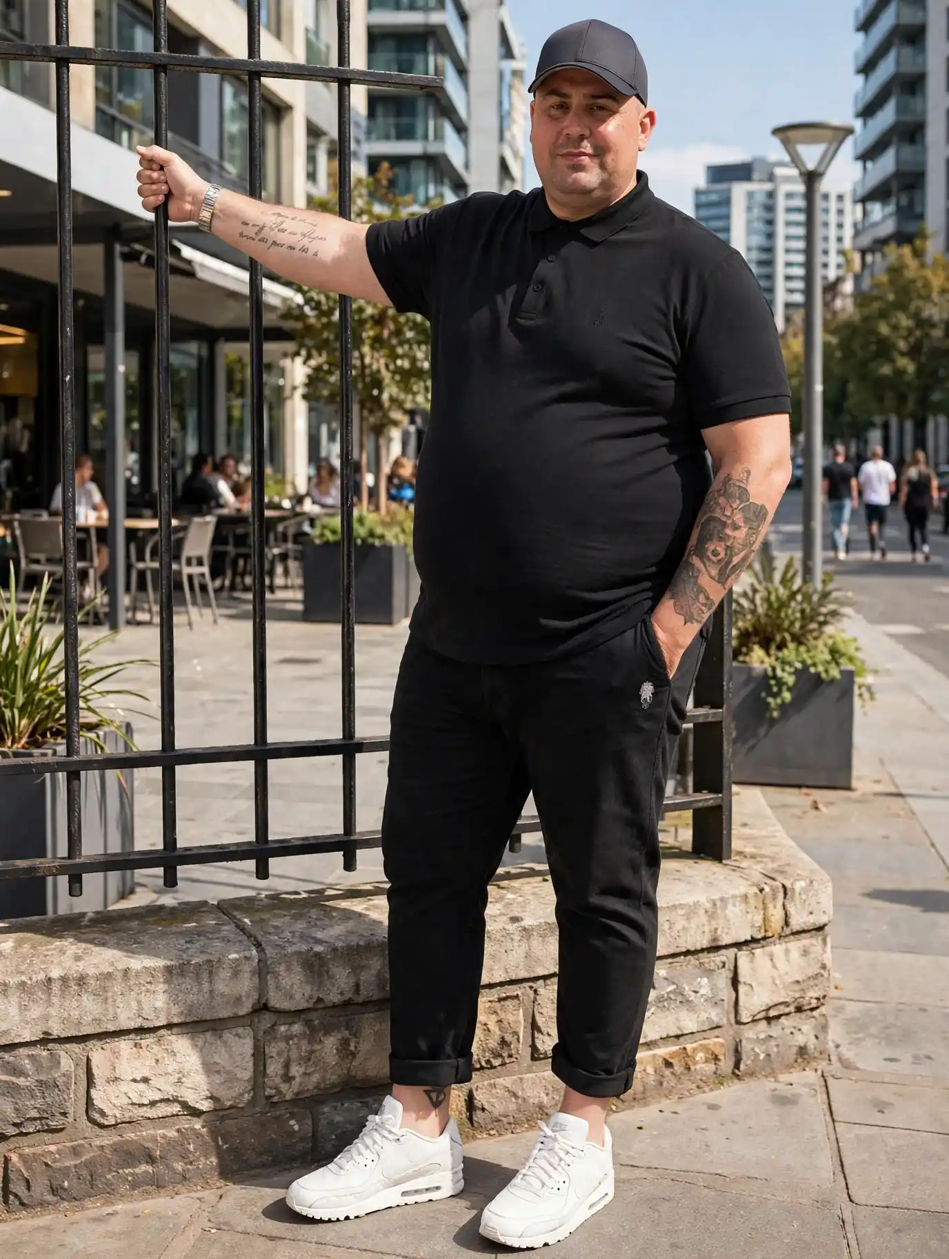 13. Polo Shirt with Rolled Cuff Pants