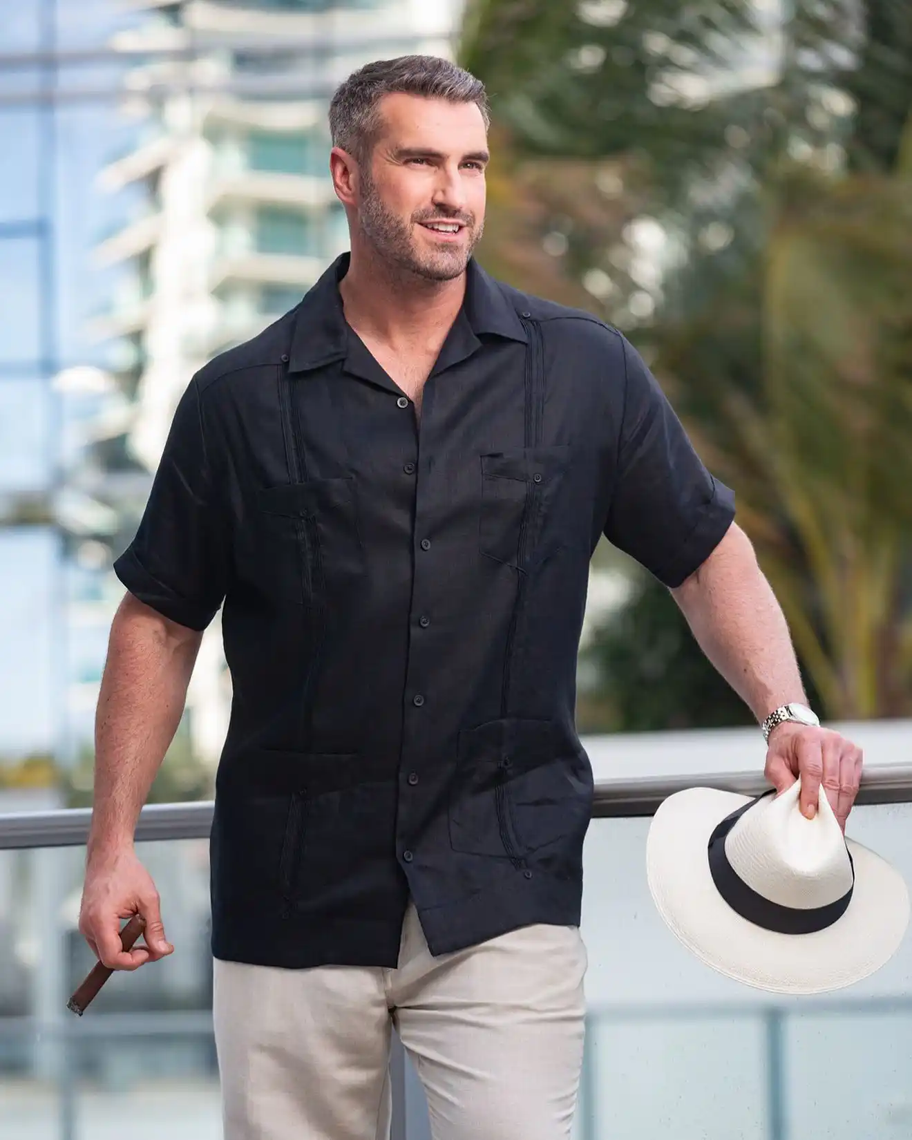 2. Guayabera Style Shirt