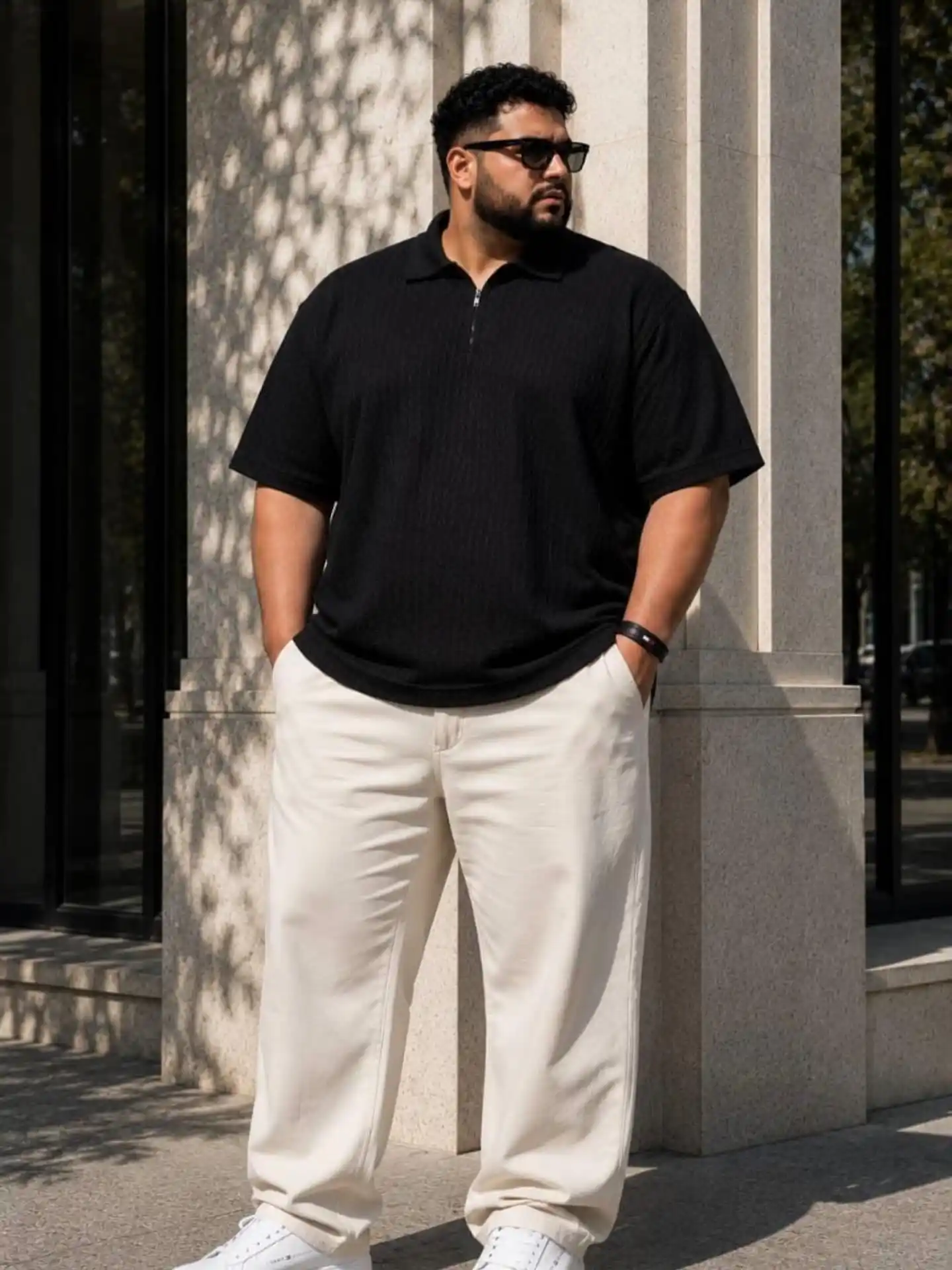 4. Letting Boxy Tops Hide the Waist