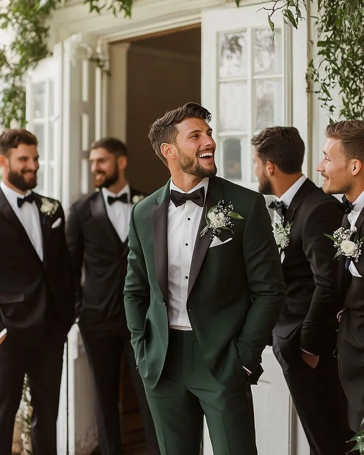 A Forest Green Tuxedo Jacket That Still Belongs at Black Tie