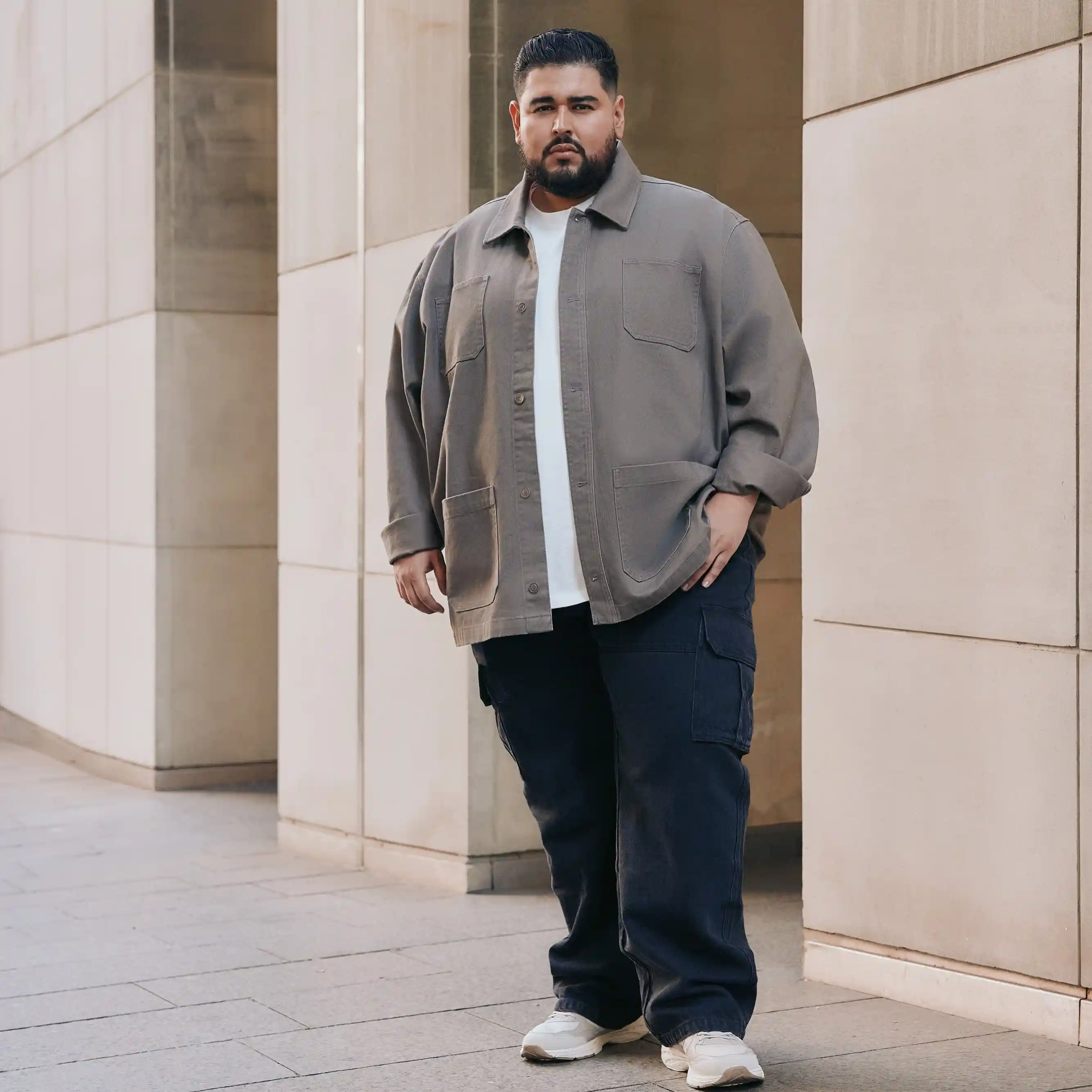 2. Sizing Up Into Oversized Shirts