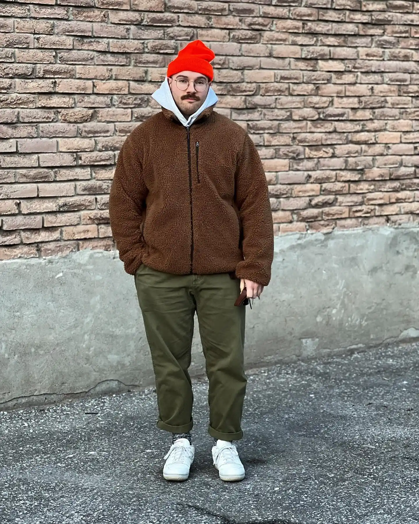 3. Sherpa Fleece Zip Jacket
