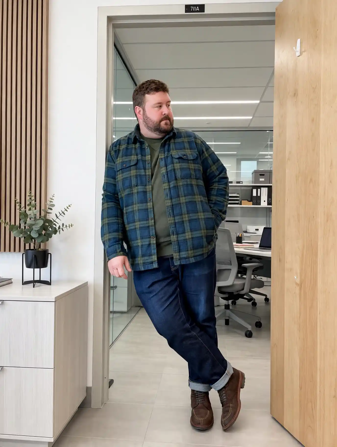 7. Cuffing Jeans With Heavy Boots