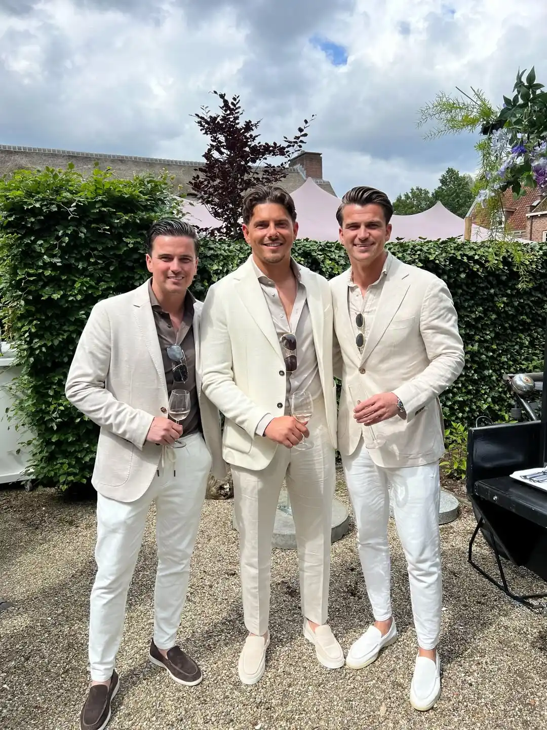 13. Suit Boho Wedding