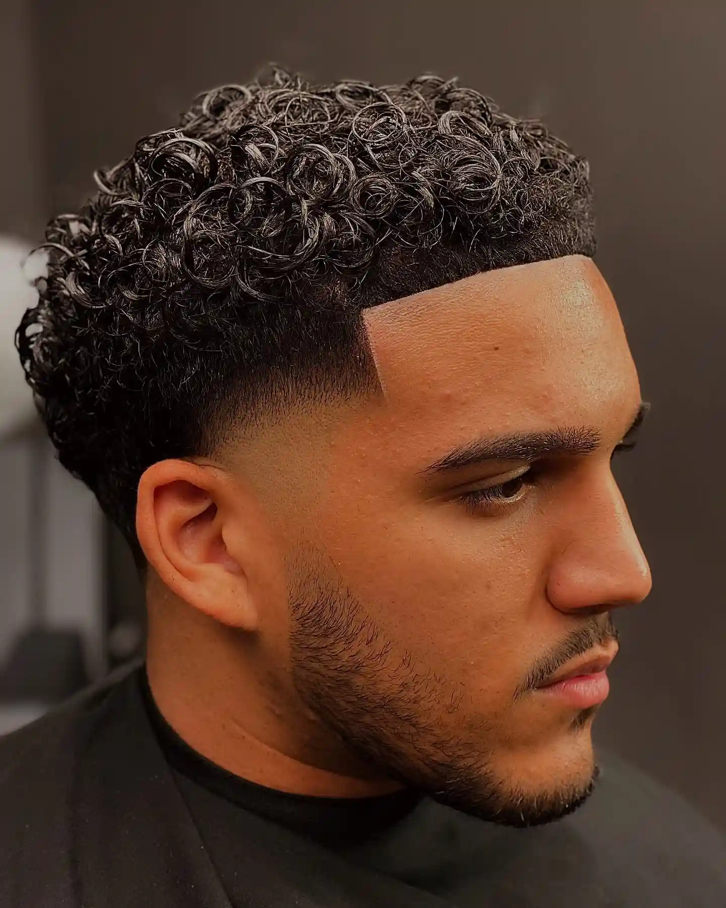 12. Tight Springy Coils Framed by an Even More Extreme Blocked Hairline