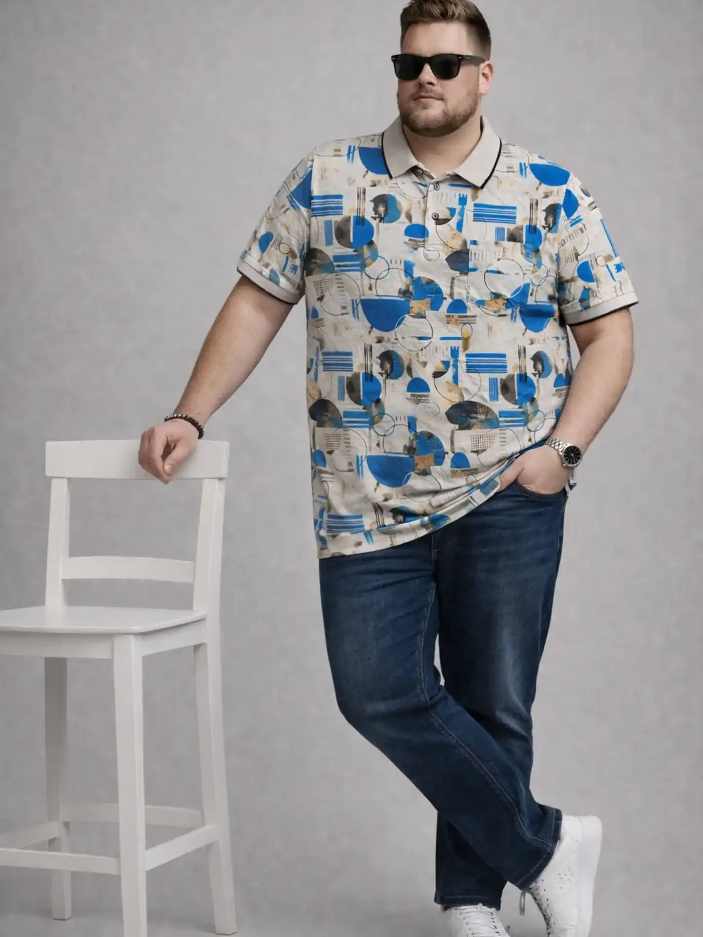 5. Wearing Busy Abstract Prints