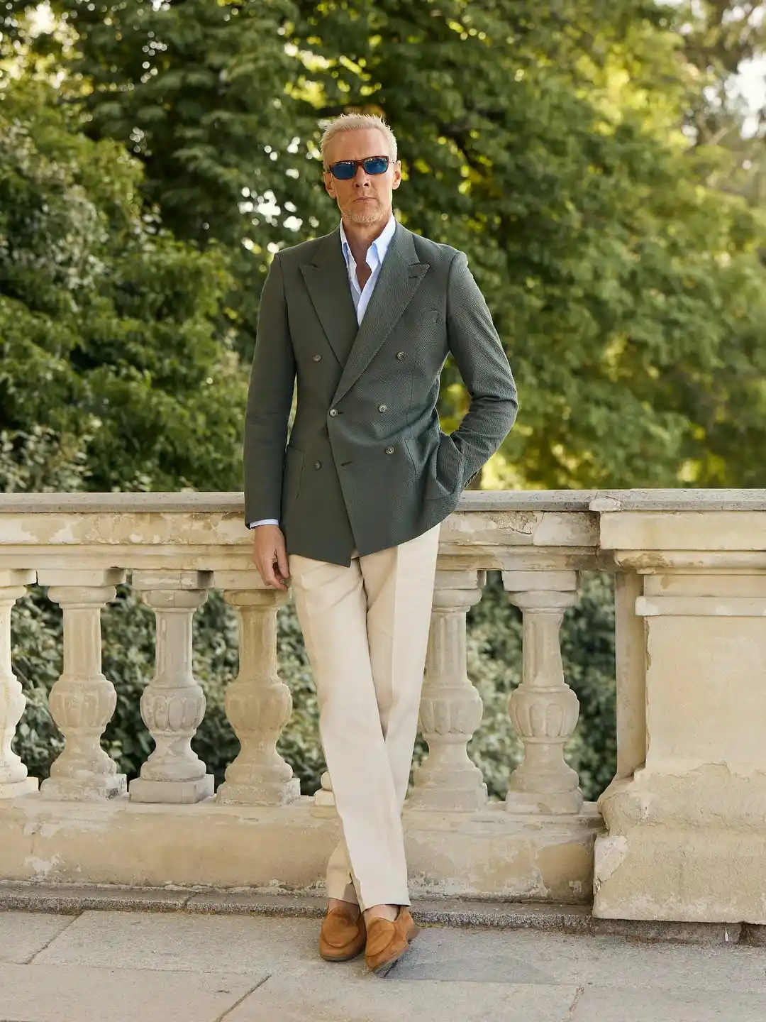 3. Vintage Blazer Boho Wedding Men