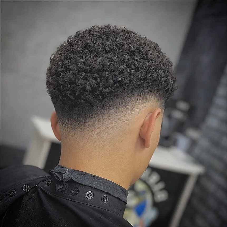 6. Rounded Curl Dome with Back Fade