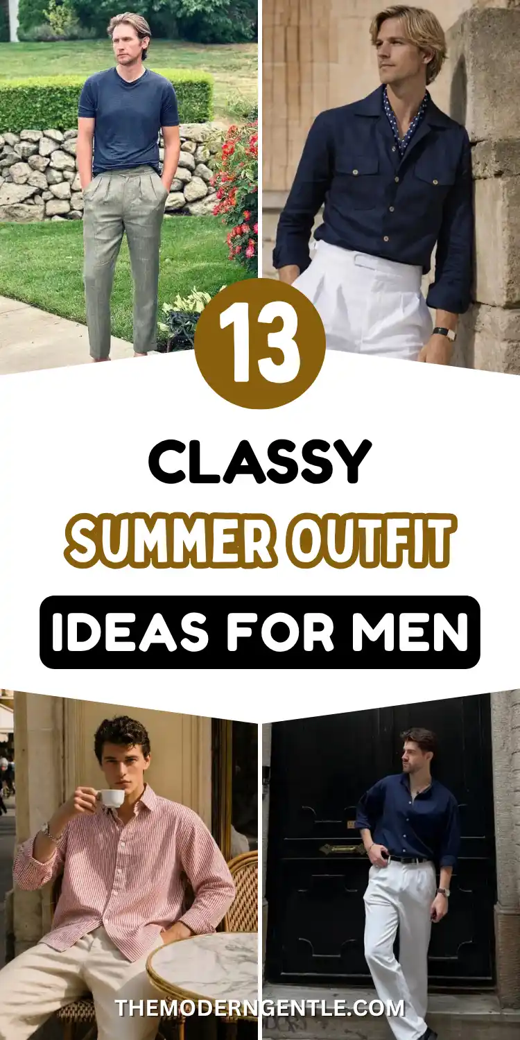 13 Classy Summer Outfit Ideas for Men That Beat the Heat in Style 2 13 Classy Summer Outfit Ideas for Men