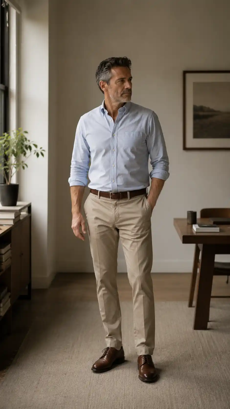 7‑Day Minimalist Wardrobe for Men Over 40 (No Fashion Stress) 5 Day 1 the office look that does not read as trying