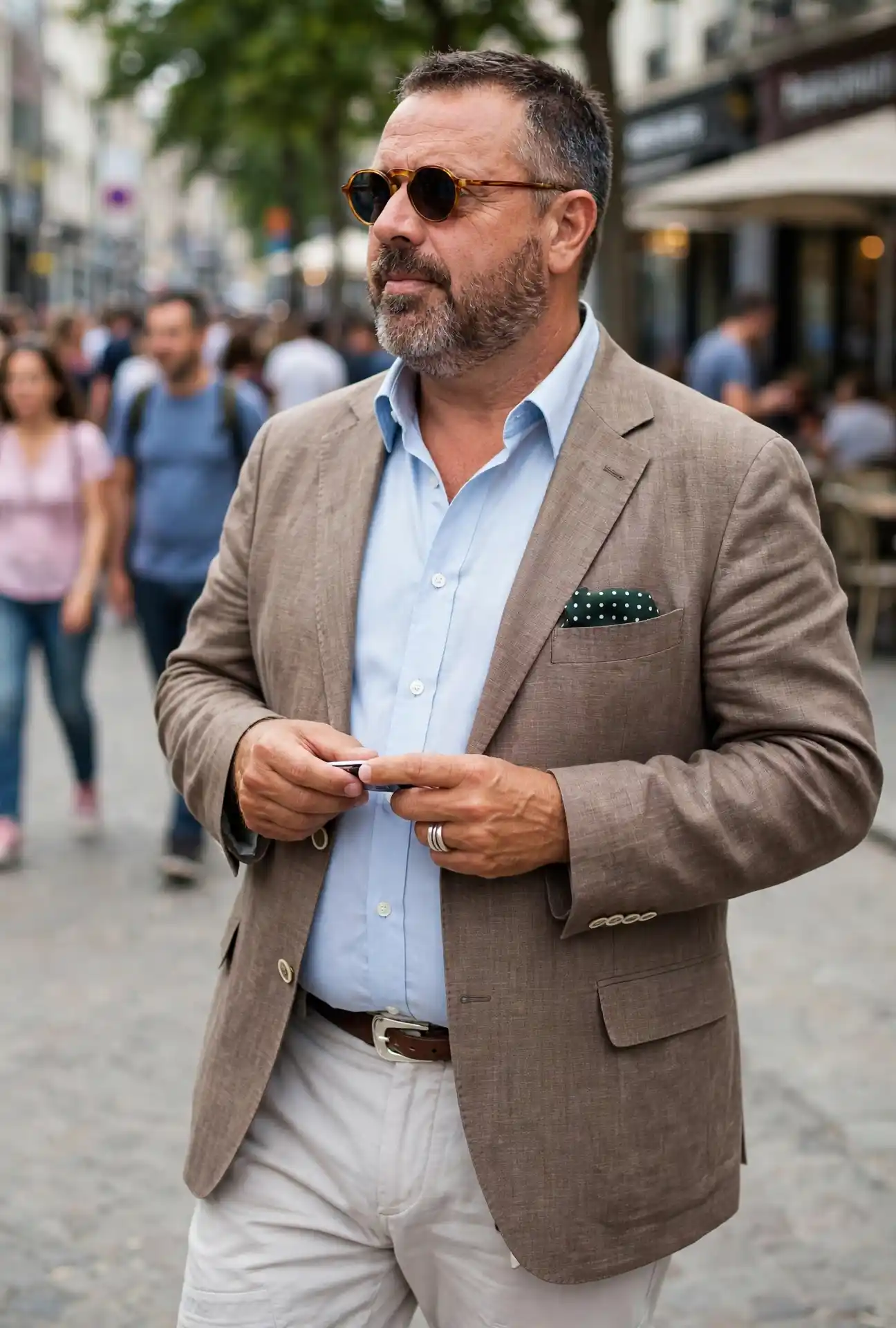 17 Best Accessories for Plus Size Men You Need to Try 14 13. men Pocket Squares