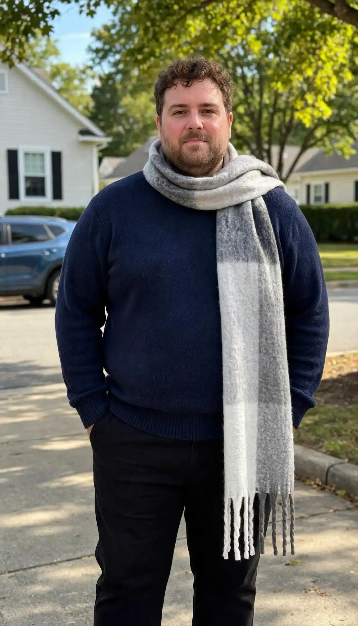 17 Best Accessories for Plus Size Men You Need to Try 12 11. Men Winter Scarves