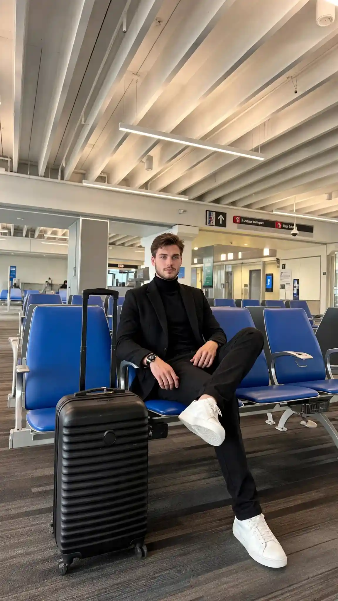 Turtleneck and Blazer for the Guy Who Wants to Look Sharp Off the Plane