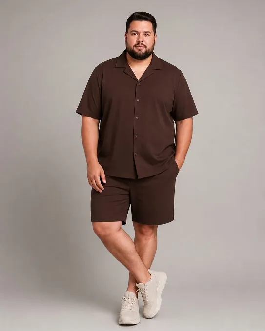 The All Brown Matching Set That Reads as One Long Line