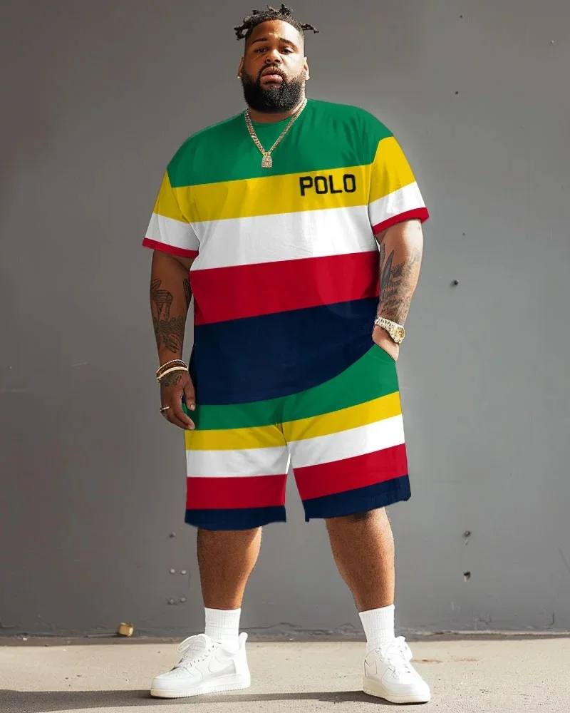12 T-shirt Outfit Ideas for Plus Size Men That Actually Work 13 Matching Sets Solve the "What Goes With This" Problem