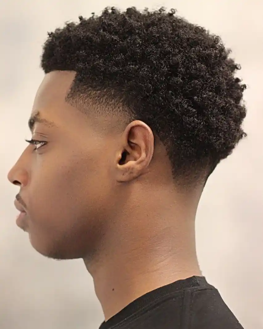 3. The Full Afro Fade with High Volume