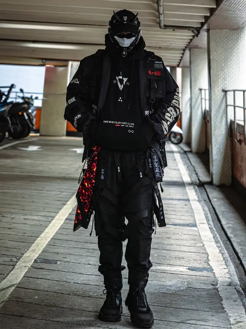 Horned Helmet Look Layered With Strap Heavy Gear