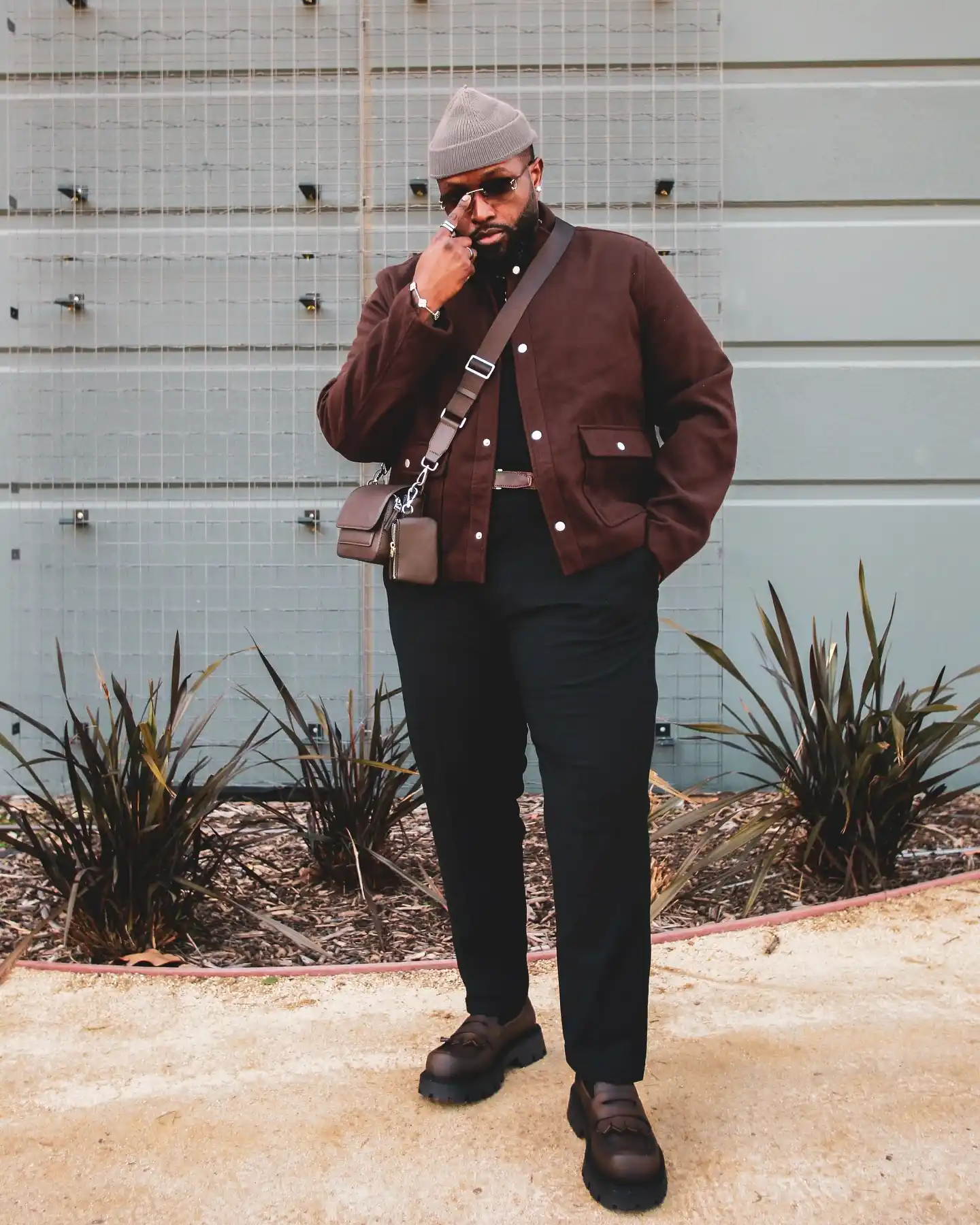 2. Extended Brown Jacket