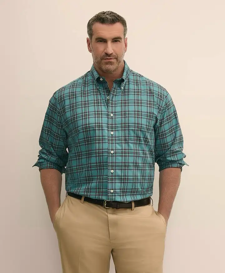 20 Big and Tall Outfit Ideas Nobody Tells You About 10 Tucking A Plaid Shirt Without The Bunching
