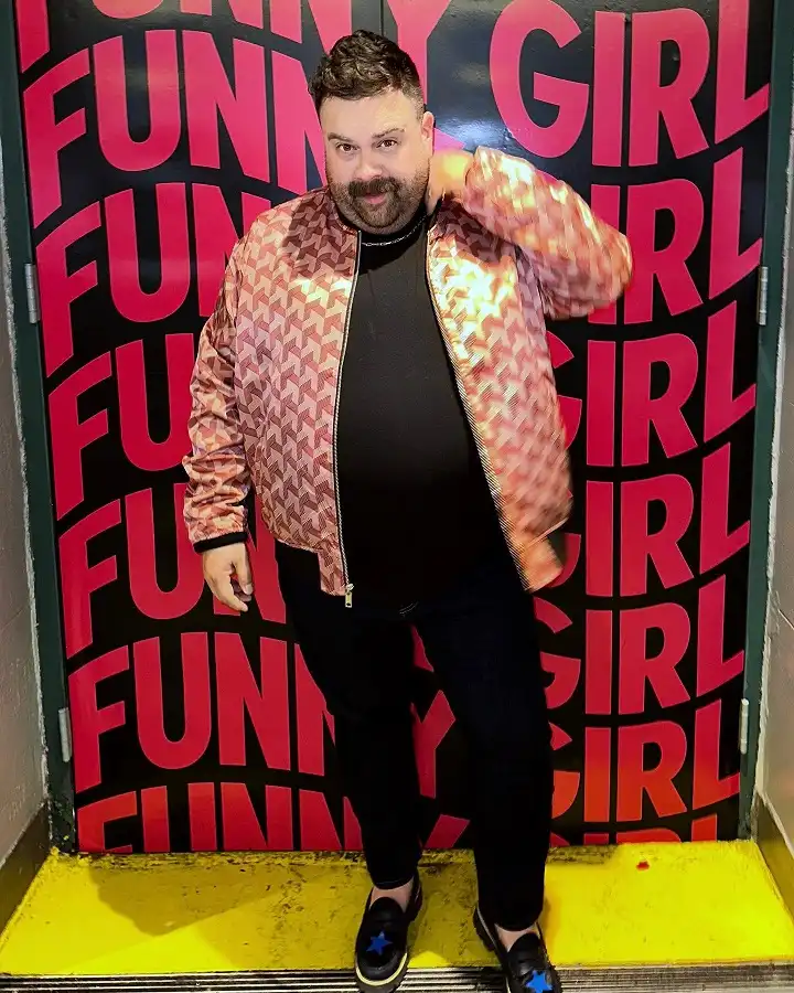 21 Winter Outfit Ideas for Plus Size Men That Actually Work 9 Metallic Geometric Bomber Over All Black