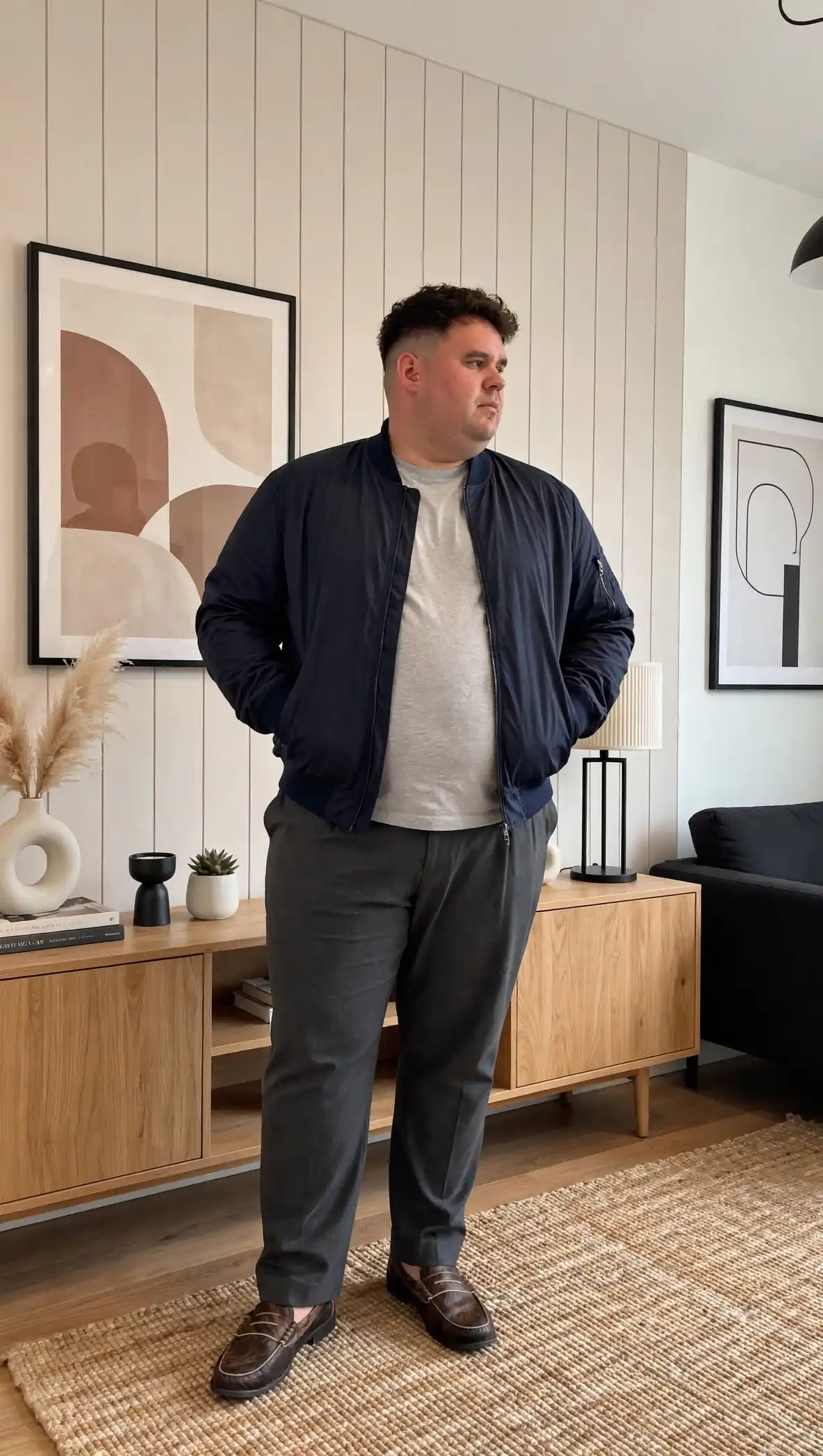 18. Navy Bomber Jacket