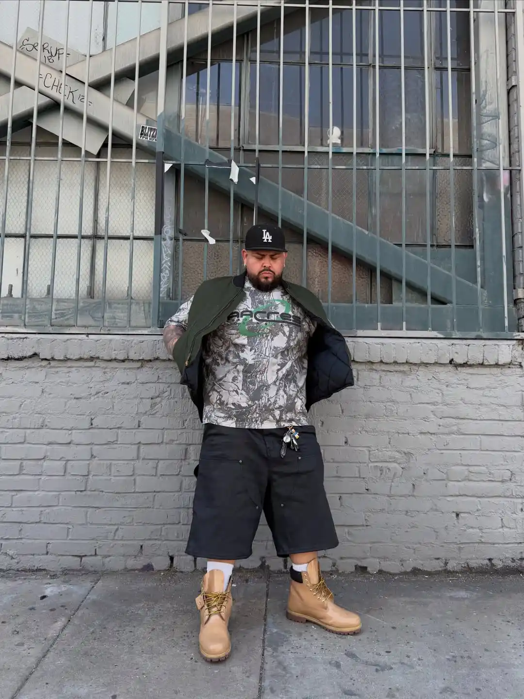 18 Big Guy Fashion Ideas Worth Saving Right Now 11 10. Mix Camo And Utility Pieces Without Looking Costume-y