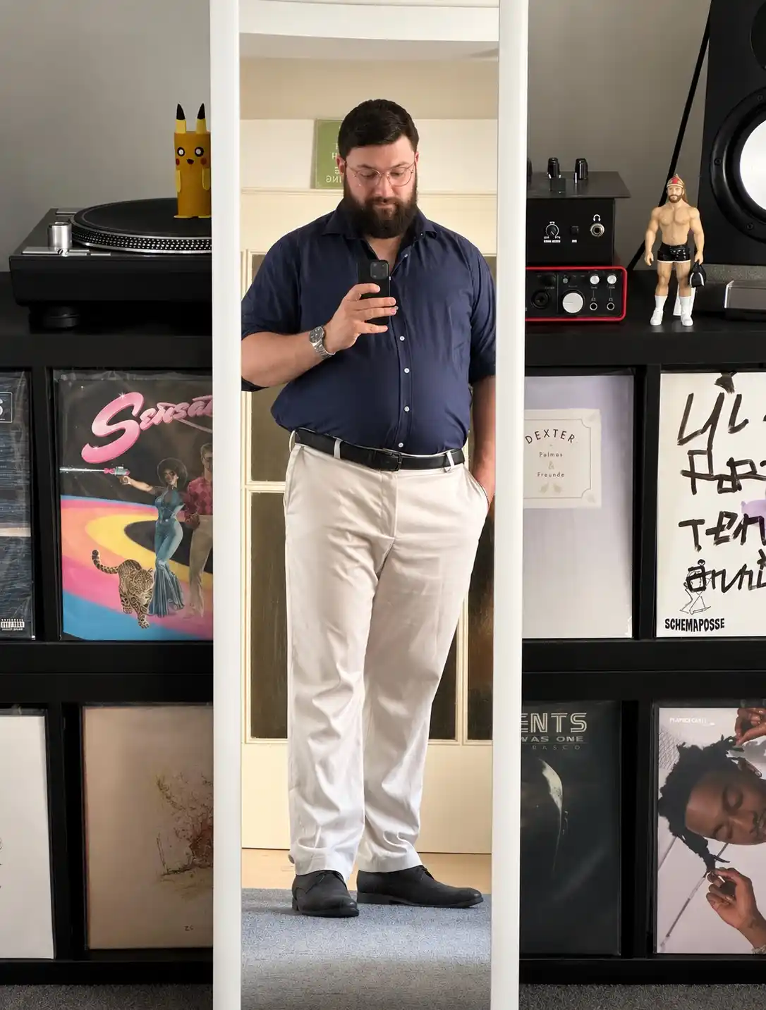18 Big Guy Fashion Ideas Worth Saving Right Now 5 4. Tuck A Shirt In Without It Fighting Your Belly