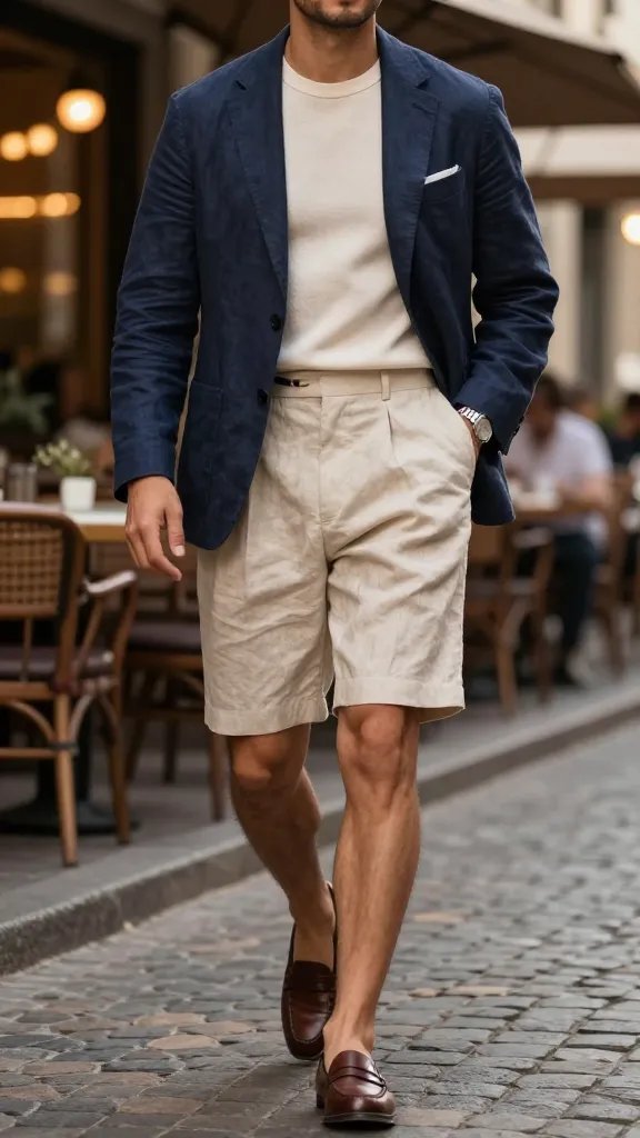 9 Linen Shorts Men Outfits That Scream Effortless Summer Style 10 Item 9