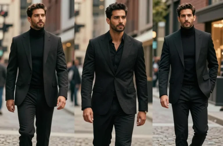 10 Powerful Black Outfits Men Can Wear Day Or Night That Turn Heads 15 10 Powerful Black Outfits Men Can Wear Day Or Night That Turn Heads