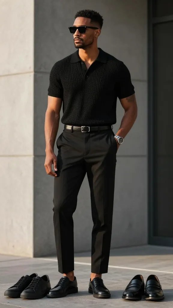10 Powerful Black Outfits Men Can Wear Day Or Night That Turn Heads 5 Item 4