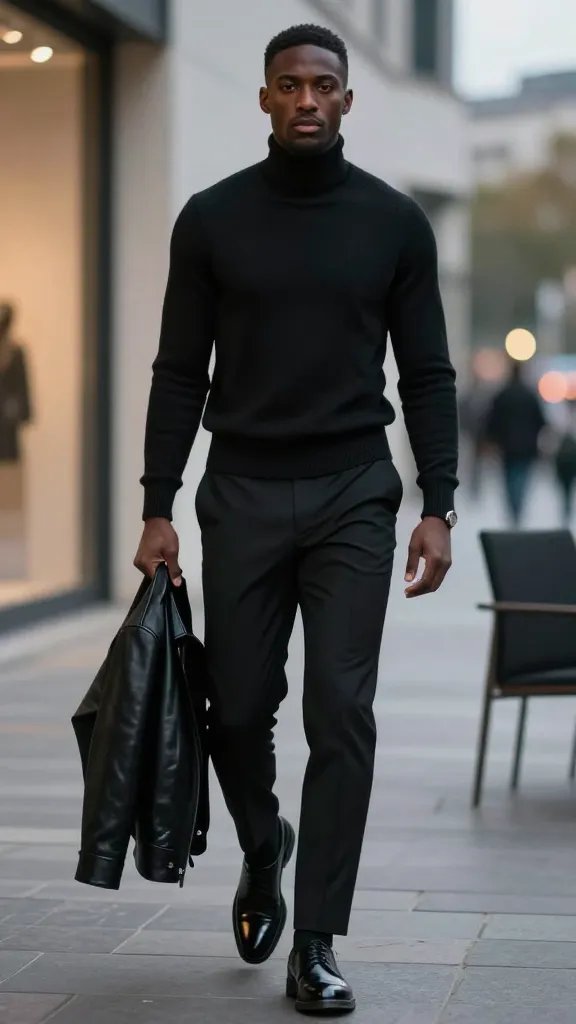 10 Powerful Black Outfits Men Can Wear Day Or Night That Turn Heads 8 Item 7