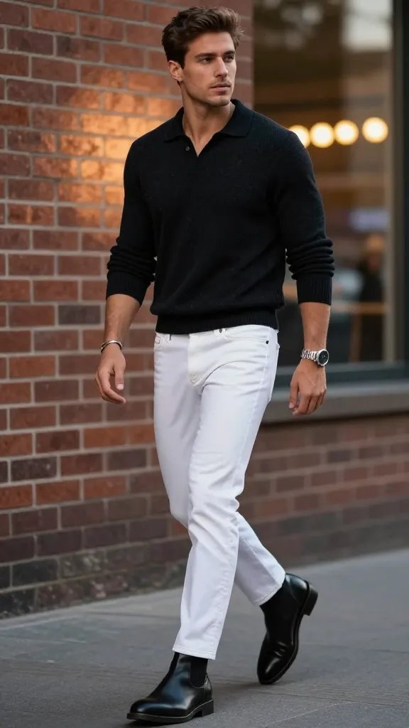 12 Cool White Pants Outfit Men Ideas That Instantly Elevate Your Style 7 Item 6