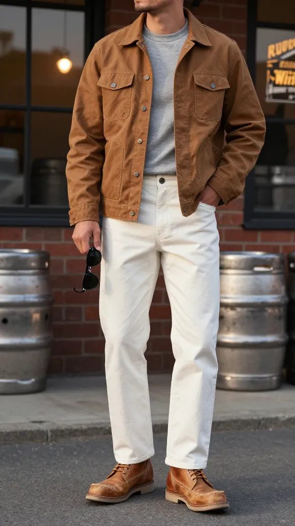 12 Cool White Pants Outfit Men Ideas That Instantly Elevate Your Style 13 Item 12